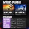 The SWS key dates in 2025