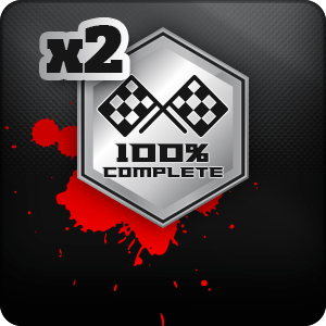 Retained races completed (x2)