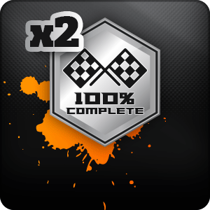 Retained races completed (x2)