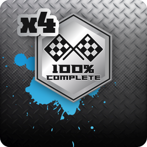 Retained races completed (x4)