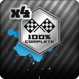 Retained races completed (x4)